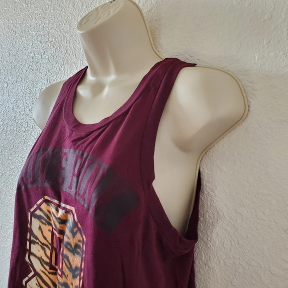 PINK VS Purple Tiger Print Tank Top Size XS - Picture 2 of 7